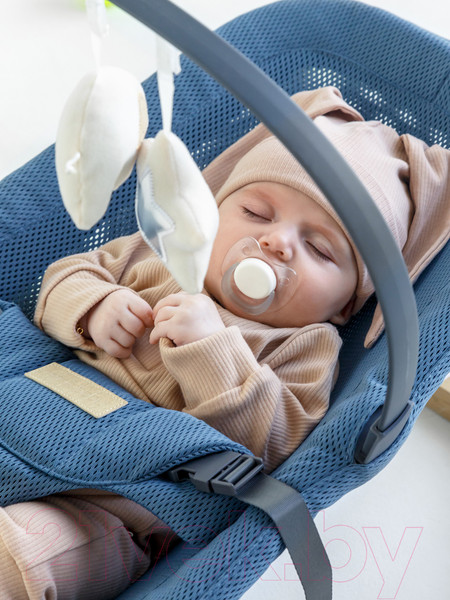 Изображение товара Детский шезлонг Amarobaby Baby relax / AB22-25BR/19 (голубой)