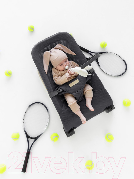 Изображение товара Детский шезлонг Amarobaby Baby relax / AB22-25BR/11 (серый)