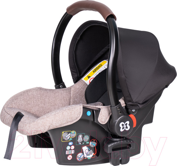 Изображение товара Детская универсальная коляска Farfello Molly Trio 3 в 1 (Beige)