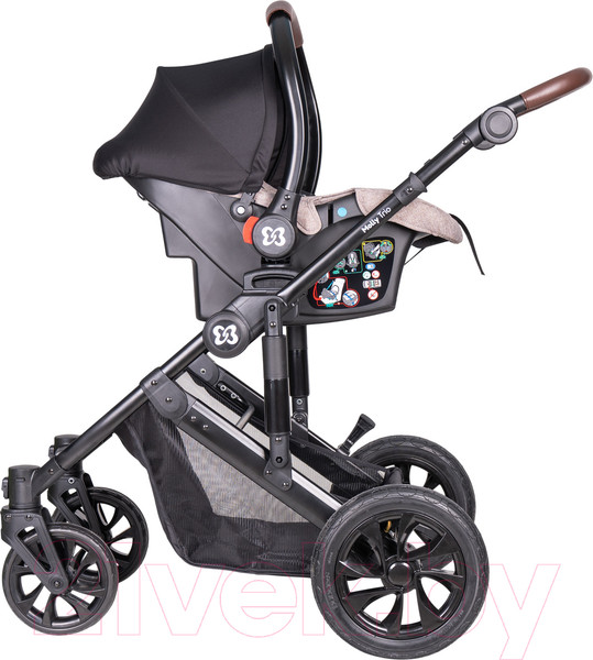 Изображение товара Детская универсальная коляска Farfello Molly Trio 3 в 1 (Beige)