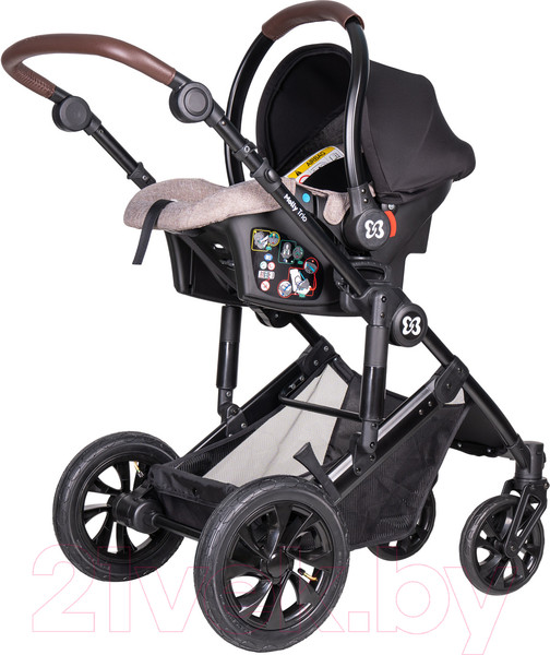 Изображение товара Детская универсальная коляска Farfello Molly Trio 3 в 1 (Beige)