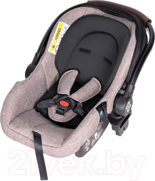 Изображение товара Детская универсальная коляска Farfello Molly Trio 3 в 1 (Beige)