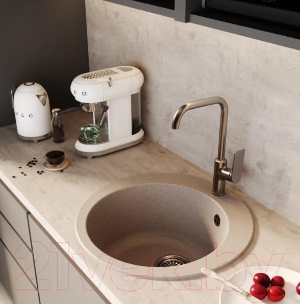 Изображение товара Мойка кухонная Mixline ML-GM13 551888 (песочный)
