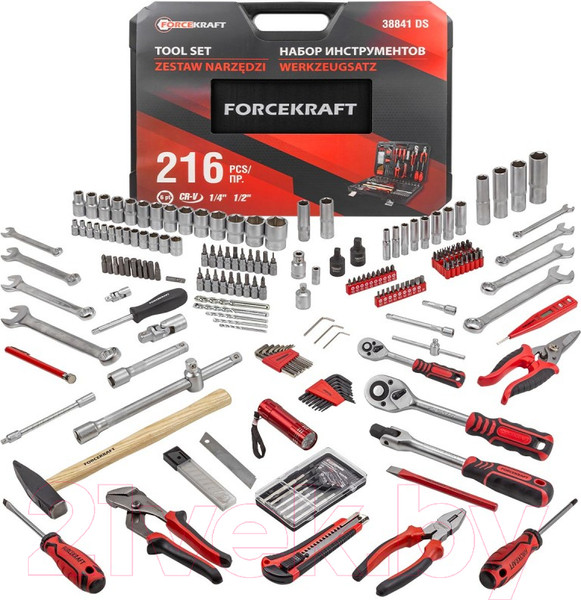 Изображение товара Универсальный набор инструментов ForceKraft FK-38841DS(54379)