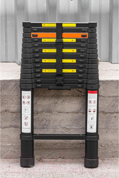Изображение товара Телескопическая лестница RockForce RF-UP410