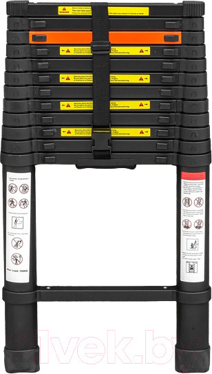 Изображение товара Телескопическая лестница RockForce RF-UP500(56431)