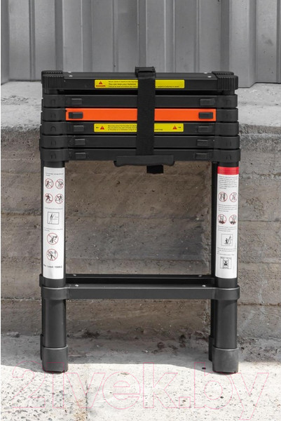 Изображение товара Телескопическая лестница RockForce RF-UP200-2(56437)