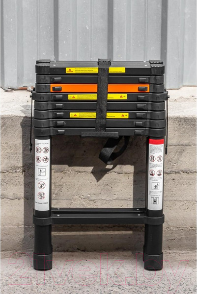 Изображение товара Телескопическая лестница RockForce RF-UP260-2(56438)
