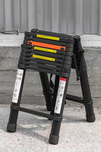 Изображение товара Телескопическая лестница RockForce RF-UP290-2