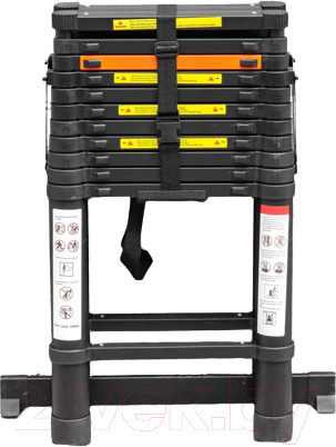 Изображение товара Телескопическая лестница RockForce RF-UP350-2(56441)