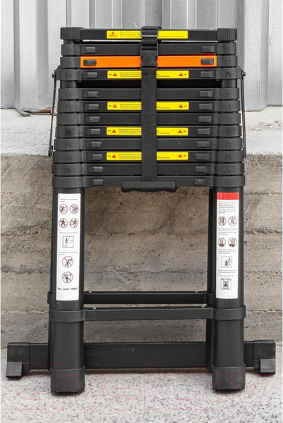 Изображение товара Телескопическая лестница RockForce RF-UP380-2(56442)