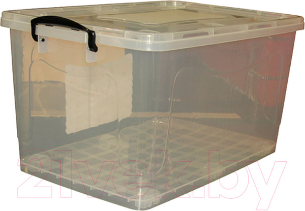 Изображение товара Контейнер для хранения Росспласт 532347 (50л, прозрачный)