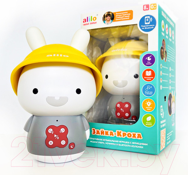 Изображение товара Интерактивная игрушка Alilo Зайка-Кроха G9 / 60067 (серый)