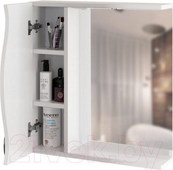 Изображение товара Шкаф для ванной Mixline Лима 65 L 551707 (с подсветкой)