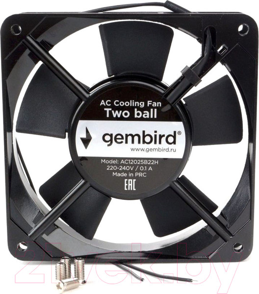 Изображение товара Вентилятор для корпуса Gembird AC12025B22H