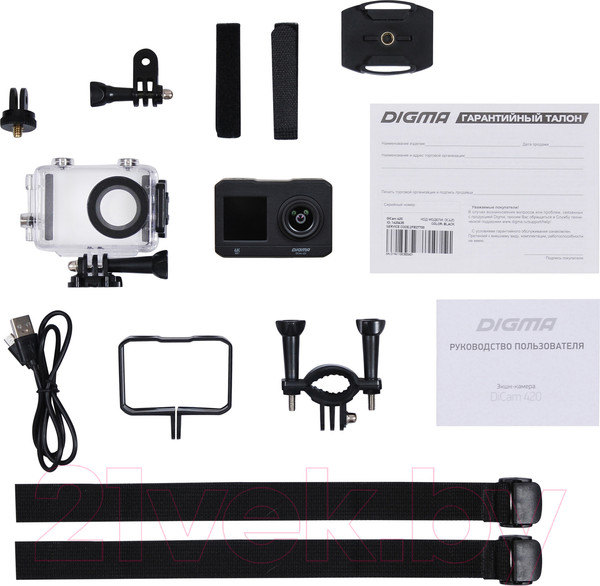 Изображение товара Экшн-камера Digma DiCam 420 / DC420 (черный)