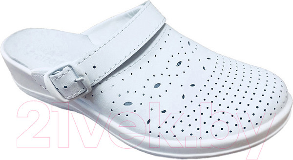 Изображение товара Сабо рабочие Floare Женские с перфорацией 69560108 (р.37, белый)