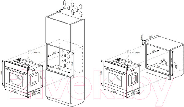 Изображение товара Электрический духовой шкаф Hansa BOES699910
