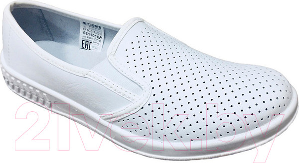 Изображение товара Туфли рабочие Floare Мужские с перфорацией 96110108 (р.40, белый)