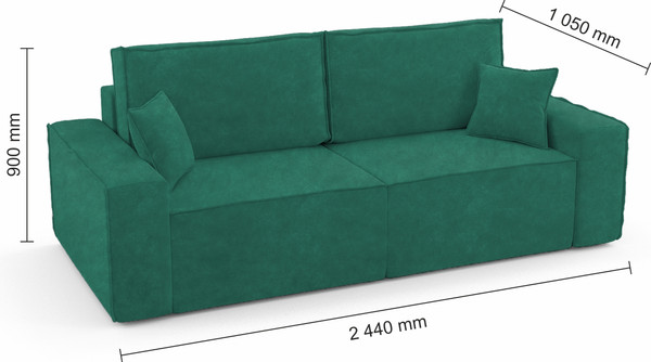 Изображение товара Диван Mio Tesoro Бриз (Kashemir 672)