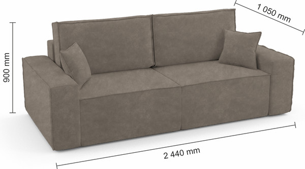 Изображение товара Диван Mio Tesoro Бриз (Kashemir 290)