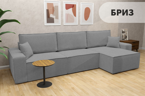 Изображение товара Диван угловой Mio Tesoro Бриз правый (Preston 905)