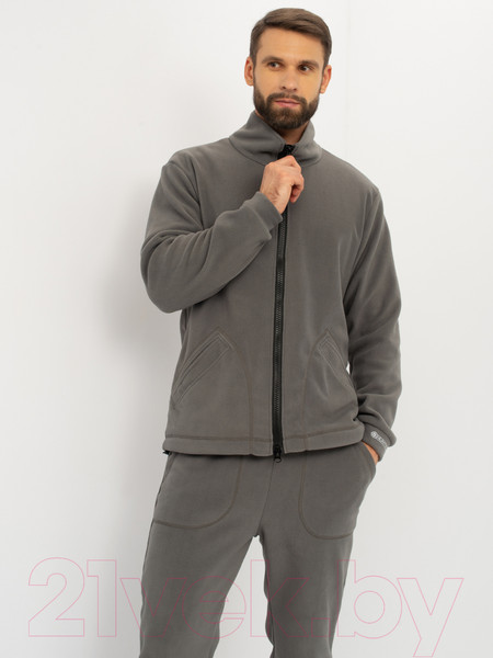 Изображение товара Костюм для охоты и рыбалки Huntsman Байкал Флис Серый (52-54/182)