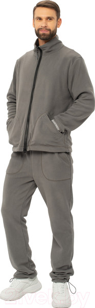 Изображение товара Костюм для охоты и рыбалки Huntsman Байкал Флис Серый (52-54/182)