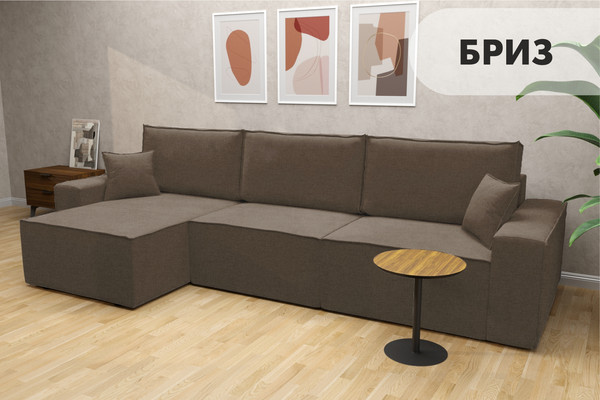 Изображение товара Диван угловой Mio Tesoro Бриз левый (Preston 232)