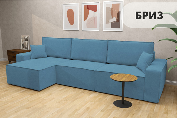 Изображение товара Диван угловой Mio Tesoro Бриз левый (Preston 750)