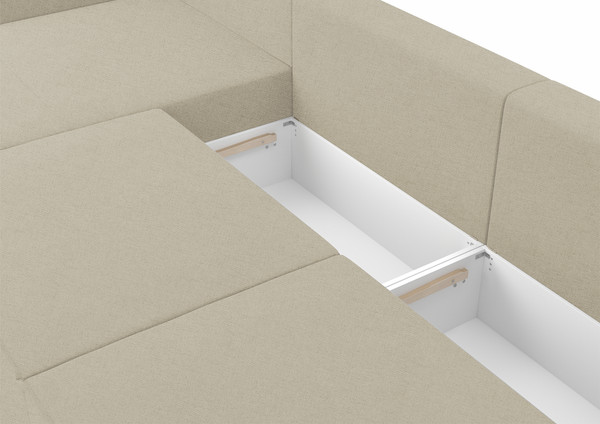 Изображение товара Диван угловой Mio Tesoro Бриз левый (Preston 130)