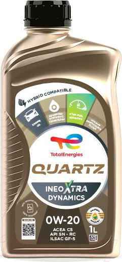 Изображение товара Моторное масло Total Quartz Ineo Xtra Dynamics 0W20 (1л)