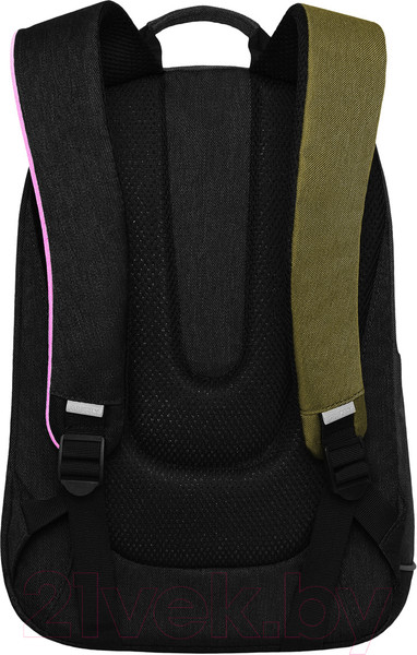 Изображение товара Школьный рюкзак Grizzly RD-345-2 (хаки/черный)