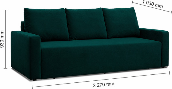 Изображение товара Диван Mio Tesoro Барс (Velutto 20)