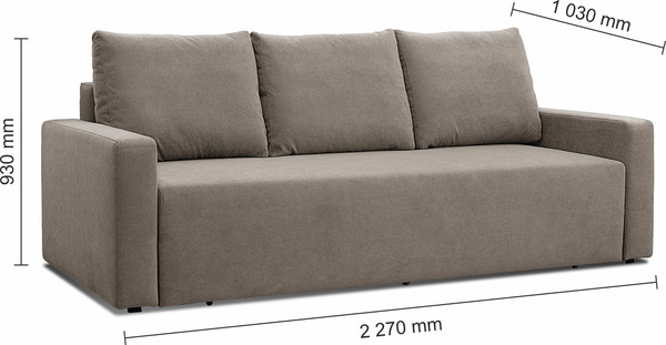 Изображение товара Диван Mio Tesoro Барс (Velutto 06)