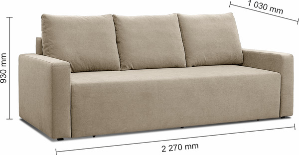 Изображение товара Диван Mio Tesoro Барс (Velutto 04)