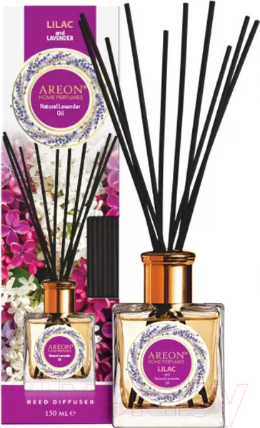 Изображение товара Аромадиффузор Areon Home Perfume Sticks Nature Oil Lilac & Lavender Oil / LHP01 (150мл)