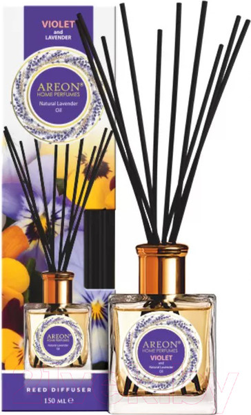 Изображение товара Аромадиффузор Areon Home Perfume Sticks Nature Oil Violet & Lavender Oil / LHP02 (150мл)