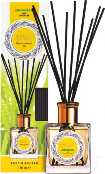 Изображение товара Аромадиффузор Areon Home Perfume Sticks Nature Oil Lemongrass & Lavender Oil / LHP05 (150мл)