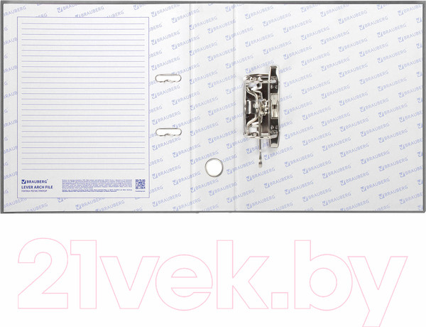Изображение товара Папка-регистратор Brauberg 221819 (серый)
