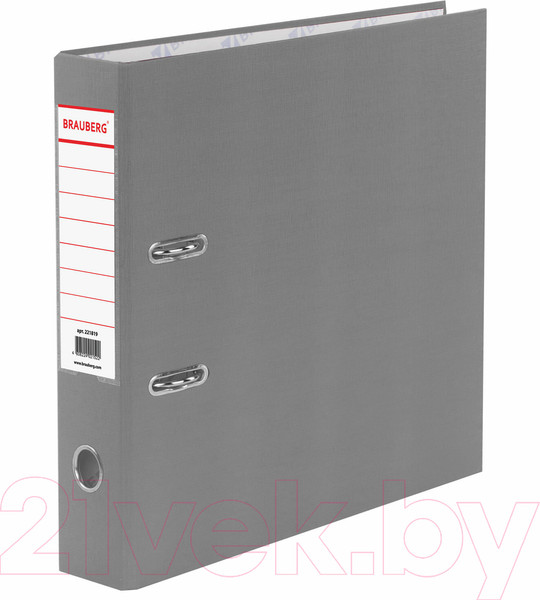 Изображение товара Папка-регистратор Brauberg 221819 (серый)