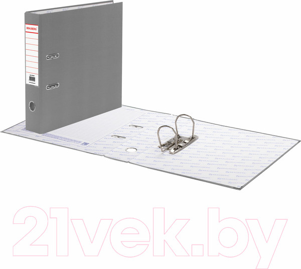 Изображение товара Папка-регистратор Brauberg 221819 (серый)