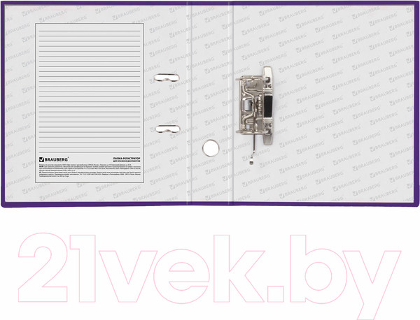 Изображение товара Папка-регистратор Brauberg 222073 (фиолетовый)