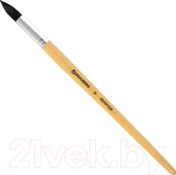 Изображение товара Кисть для рисования Brauberg Белка №9 / 200186 (круглая)