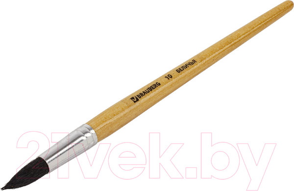 Изображение товара Кисть для рисования Brauberg Белка №10 / 200187 (круглая)