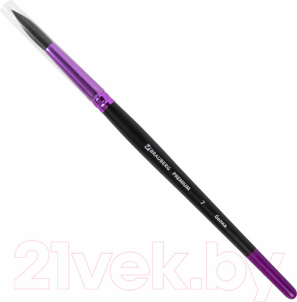 Изображение товара Кисть для рисования Brauberg Premium. Белка №7 / 200976 (круглая)