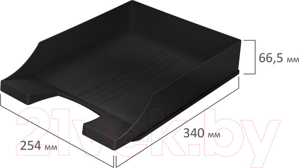 Изображение товара Лоток для бумаг Brauberg Contract / 230879 (черный)