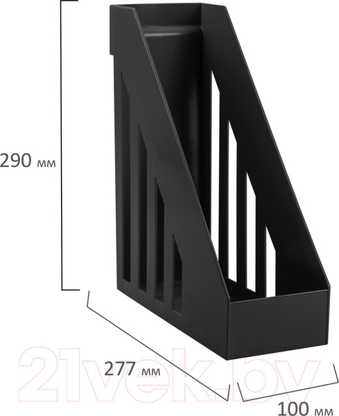 Изображение товара Лоток для бумаг Brauberg Maxi / 231050 (черный)