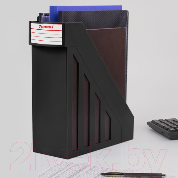 Изображение товара Лоток для бумаг Brauberg Maxi / 231050 (черный)