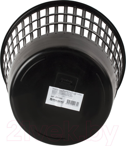 Изображение товара Корзина для бумаг Brauberg Maxi / 231165 (черный)